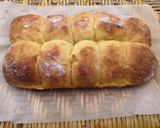 Hình bước làm 6 của món Bánh mì không nhồi công thức chị Rose Trương