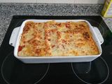 Lasanha de peito de peru