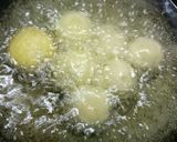 A picture of step 7 of Sweet potato gulab jamun.