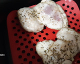 Foto del paso 2 de la receta: Calabacín relleno de pollo en airfryer, microondas y sartén