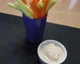 Une image de l'étape 3 de Croquants sauce curry miel.
