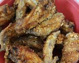 Gambar langkah 10 resipi Ayam goreng ala korea.