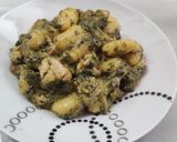 Foto del paso 8 de la receta: Ñoquis con pechuga de pavo, espinacas y queso crema