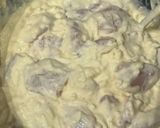 Baconben sült tejfölös csirke hagymával őzgerinc formában recept fázis 2 fotója