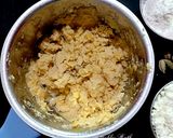 A picture of step 2 of Peanut Stuffed Chhole Paneer Gulabjamun.