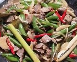 Foto langkah ke 5 dari resep Tumis Buncis Hati Ampela Ayam.
