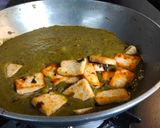 A picture of step 17 of Dhaba Style Palak Paneer.