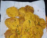 A picture of step 6 of Cornmeal Papadi.