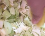 A picture of step 2 of Green salad.