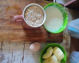 Foto del paso 1 de la receta: Hot cakes de avena y manzana 🍏