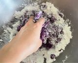 A picture of step 2 of Rice Flour Purple Sweet Potato Pancakes.