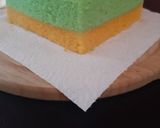 Foto langkah ke 6 dari resep Bolu lapis kukus.