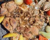 Tárcsán sült sertéstarja recept fázis 2 fotója