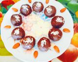 A picture of step 6 of Healthy tasty nutritious energy packed sweet badam pisin ladoo.