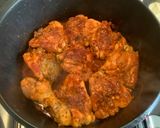 A picture of step 3 of Escabeche de Pollo.