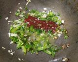 A picture of step 7 of Cauliflower dry Manchurian.