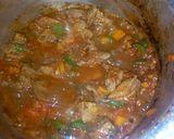 A picture of step 8 of Steamed spinach and wet fried beef.