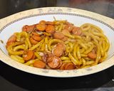Foto langkah ke 5 dari resep Udon Goreng Sosis.