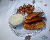 A picture of step 5 of Basin Walay Pakoray.
