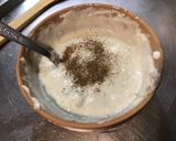 Une image de l'étape 3 de Sauce crème roquefort et persil.