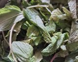A picture of step 1 of Mint Mojito (Welcome Drinks).