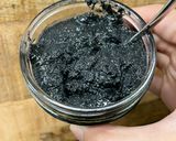 A picture of step 4 of Black sesame paste.