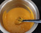 A picture of step 1 of Horlicks Mysore pak.
