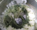 A picture of step 2 of Pudina lassi.