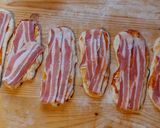 Baconös bagett recept fázis 4 fotója