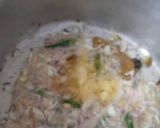 A picture of step 6 of Shahi Matar Paneer Pulao.