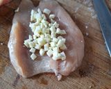 Une image de l'étape 1 de Croquette de poulet et mozza.