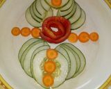 A picture of step 6 of Cucumber and tomato styles.