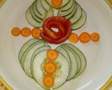 A picture of step 6 of Cucumber and tomato styles.