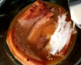A picture of step 3 of My Braised in Sweet Chilli & Pepper Sauce. 😘.