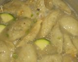 A picture of step 10 of Dumplings (Chicken version).