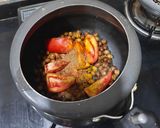 A picture of step 3 of Kala Chana Soup.