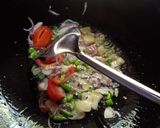 Foto langkah ke 2 dari resep Tumis Kangkung dan Kol.