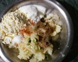 A picture of step 1 of Oats kabab.