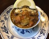 A picture of step 4 of California Farm Red Lentil and Pork Stew.