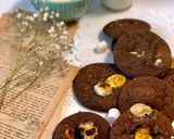 A picture of step 4 of Ragi Marshmallow cookies.