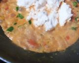 A picture of step 4 of Paneer Keema Masala.