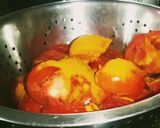 A picture of step 1 of Tomato Pickle.