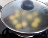 A picture of step 6 of Kesar bati.