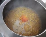 A picture of step 2 of Green moong dal.