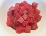 Foto del paso 1 de la receta: Ceviche de atún fresco de almadraba