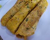 A picture of step 6 of Omlate Paratha 😋.