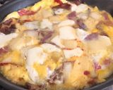 Foto del paso 2 de la receta: Huevos con jamón serrano y quesos