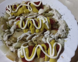 Foto del paso 2 de la receta: Ensalada con Frankfurts