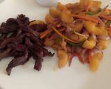 Fried macoroni with beef.strips recipe step 9 photo