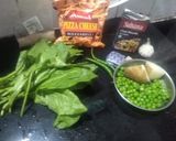 A picture of step 1 of Haryali cheese Kabab.